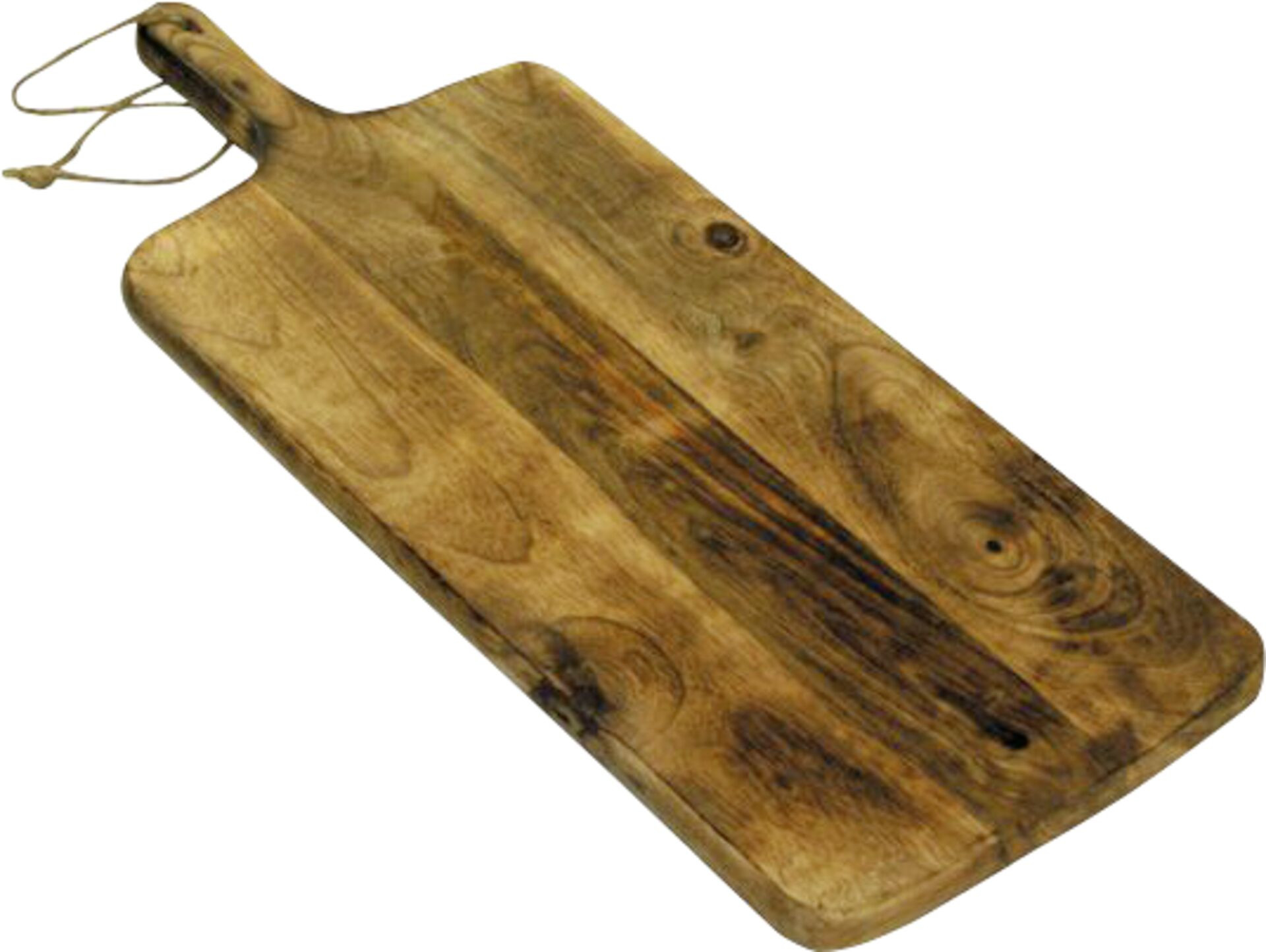 Kernakazienbrett mit Griff rechteckig 38x18,5 cm